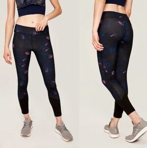 LOLË Parisia Coolmax Floral Leggings Size M
